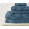 Zero Twist Herringbone 6pc Towel Set