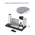 thumbnail image 4 of Jump Ring Maker, Professional Jewelry Ring Making Tool Stainless Steel Ring Jumping Tool Manual Wire Drawing Machine with 20 Spindles From 2.5mm to 12mm, 4 of 7