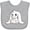 AC-Heather Grey, variant on Inktastic Adorable Easter Bunny Boys or Girls Baby Bib