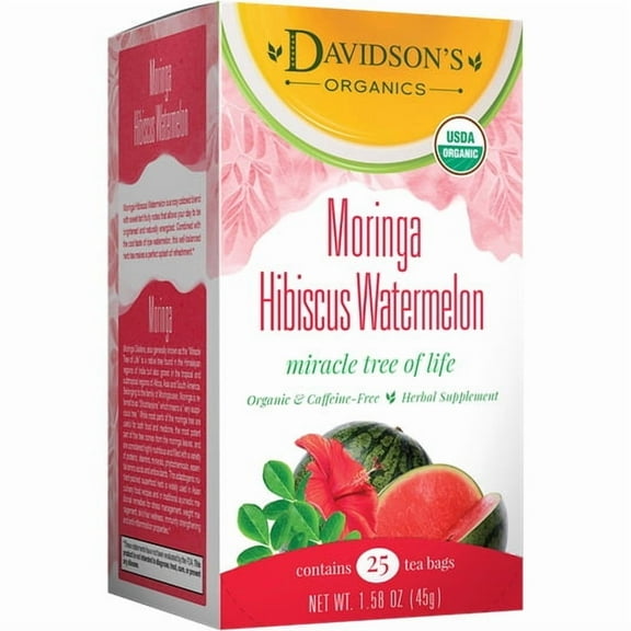 Moringa Hibiscus Watermelon by Davidson's Organics