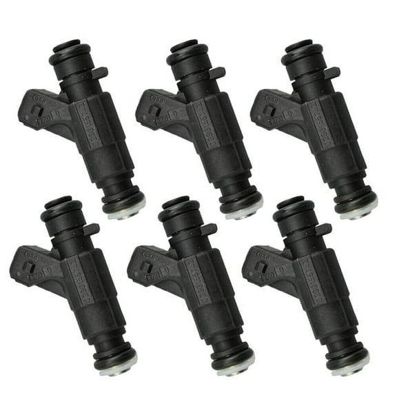 Set of 6 Injectors A1120780049 0280155742 for CLK320 E320 C280 ML320 3.2L 2.8L V6 1998-2000