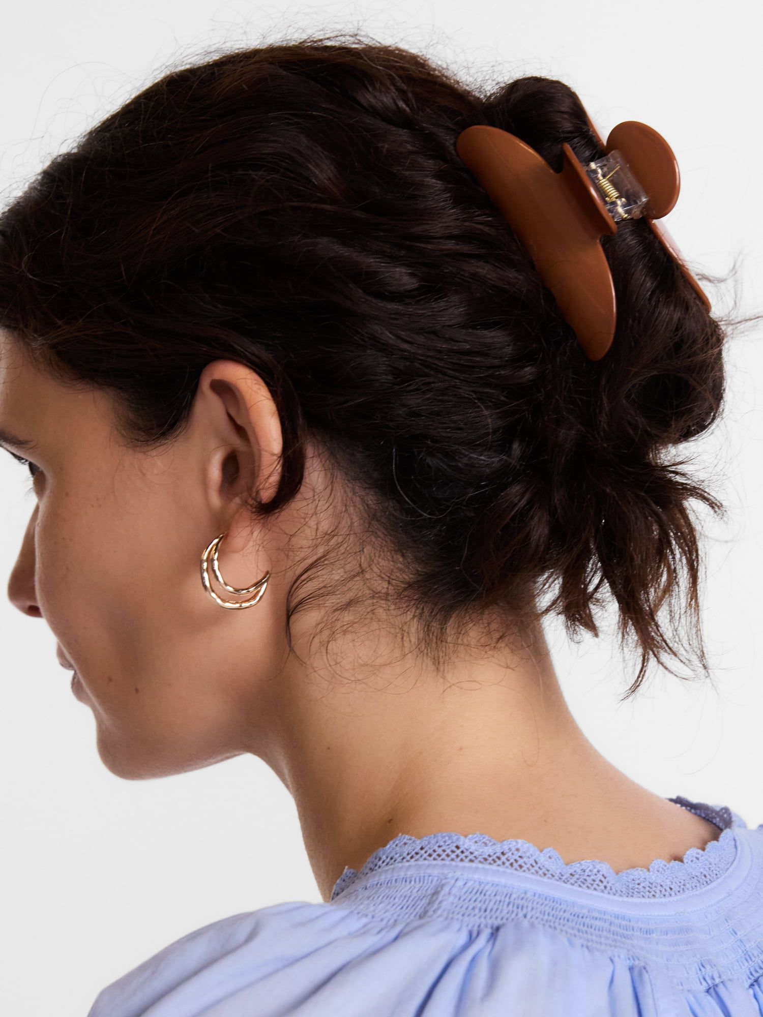 Scenario Women's Claw Hair Clips, 2-Pack