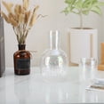 thumbnail image 3 of Bedside Glass Water Pitcher Set Vintage Large Capacity Water Carafe With Tumbler, 3 of 14