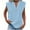 Light Blue, variant on qucoqpe Womens Summer Cotton Linen Shirts Button V Neck Sleeveless Shirts Casual Loose Vintage Print Tank Tops Blouse