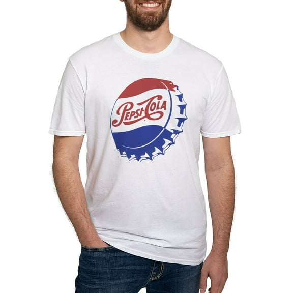 CafePress - Pepsi Bottle Cap T Shirt - Fitted T-Shirt, Vintage Fit Soft Cotton Tee