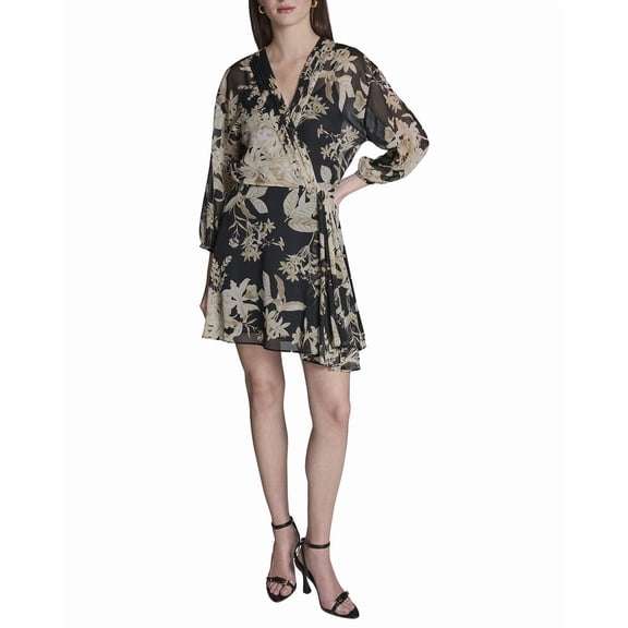 BCBG womens Shift Dress, 4, Tan