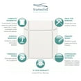 thumbnail image 3 of Transolid Expressions 36" X 60" X 96" 6-Piece Tub/Shower Wall Kit with Extension Kit, White, 3 of 6