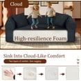thumbnail image 4 of Timbernest 80" Convertible Sofa Bed, Corduroy Sleeper Couch with Storage Pockets for Living Room, Dark Gray, 4 of 12