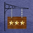 thumbnail image 3 of CafePress - 3 Star Hanging Sign T Shirt - Womens Tri-blend T-Shirt, 3 of 4