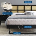 thumbnail image 4 of Platform Bed Frame, Queen Size, Wood, Black, Modern Contemporary Urban Design, Bedroom Master Guest Suite, 4 of 9