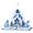 78 Ice Castle, variant on Pink Castle Building Blocks Set, STEM Educational Toy for Girls, Birthday Christmas Gift