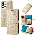 thumbnail image 2 of Funda Cartera FOXDOCK para Samsung Galaxy A53 5G , Flip PU con Relieve de Gatos y Perros, Tarjetero y Soporte, 2 of 6