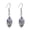 Purple, variant on Personalize Retro Ethnic Style Bohemian Style Marquise-Cut Birthstone Setting Urn Pendant Cremation Jewelry for Ashes Keepsake Memory Earrings Human Pet Memorial Jewelry