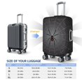 thumbnail image 4 of Fotbe Black Spider On Web Funda Protectora para Equipaje, Antirrayones y Resistente a la Suciedad, Compatible con Maletas de 18 a 32 Pulgadas-Medium, 4 of 7