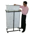 thumbnail image 2 of AdirOffice Mobile Blueprint Holder Vertical File Organizer for Hanging Files, Black, 2 of 11