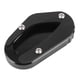 thumbnail image 3 of Soporte lateral para motocicleta, almohadilla de ampliación, extensión de soporte para TRIUMPH Bonneville T100/T120, color negro, 3 of 12