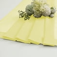 thumbnail image 5 of MKHILL Light Yellow Sheer Curtains 108 Inch Long 2 Panels, Light Filtering Privacy for Living Room/Bedroom, Semi Transparent Voile Rod Pocket Window Treatment, Each 42" W x 108" L, 5 of 9