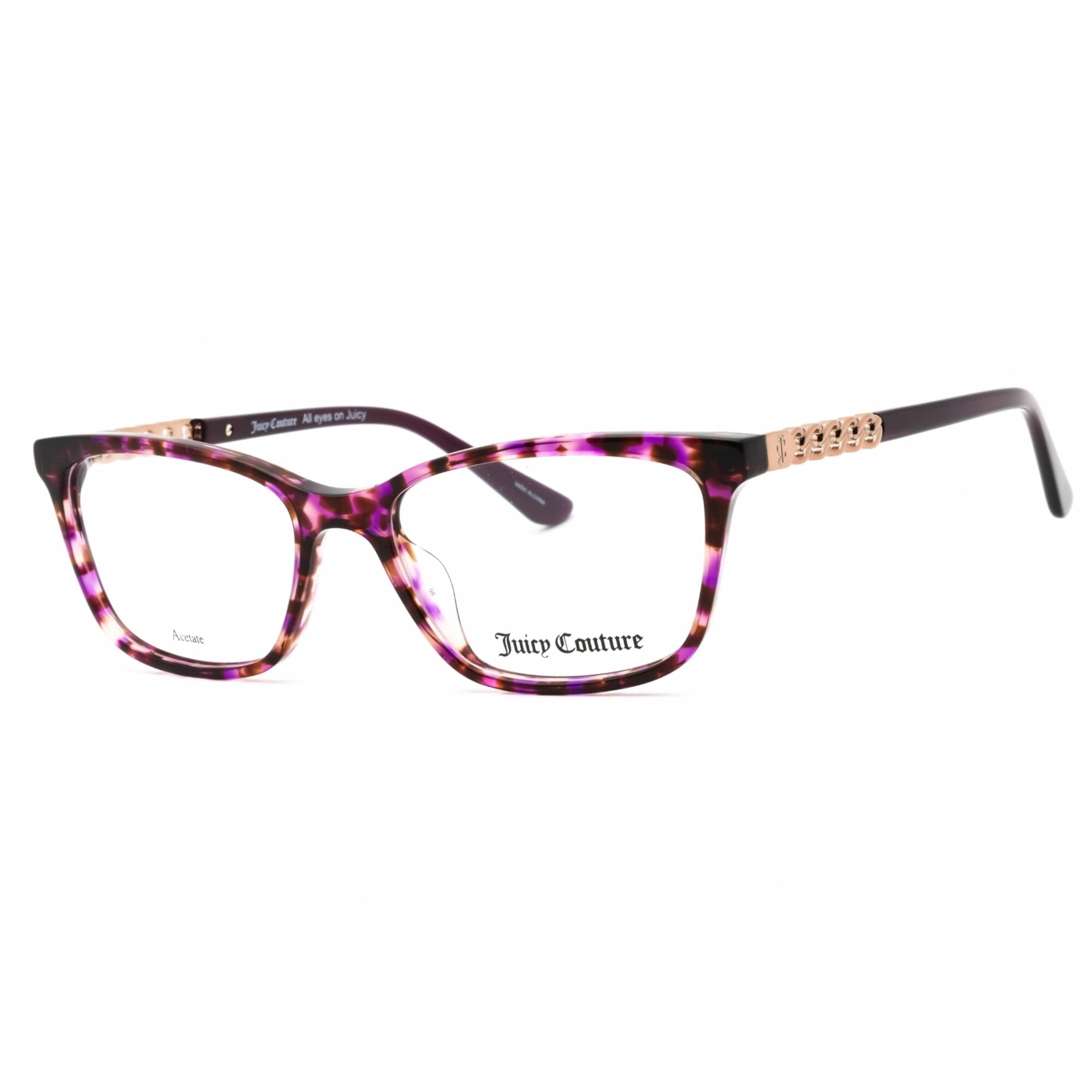 Juicy Couture Black Label Rectangular Oversized Sunglasses Gold Purple JU 605/S Amazon.com: Juicy Couture Female Sunglass style JU 603/S  main image 2