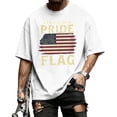 thumbnail image 6 of Ankishi This Is My Pride Flag American T-Shirt Patriotic Short Sleeve Crewneck Graphic Tees Men Loose Summer Clothes for Travel, 6 of 6