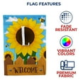 thumbnail image 5 of America Forever Spring Monogram Garden Flag Letter L 12.5 x 18 inches Double Sided Vertical Outdoor, Yard, Lawn, Beautiful Bright Sunlowers, Floral Design, Honeybee, Summer Welcome Garden Flag, 5 of 5