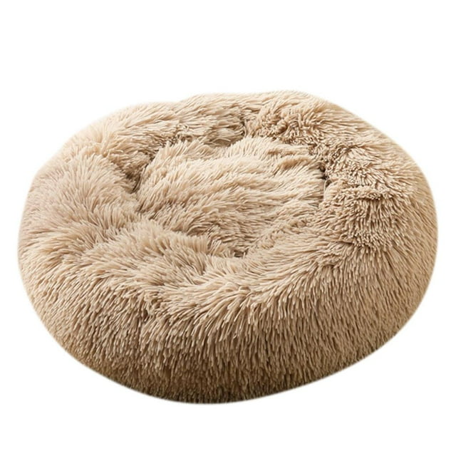 kusrkot Lit de Couchage pour Chat et Chien, Lit Rond d'Intérieur pour Animal, Nid, Chameau