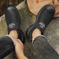 thumbnail image 7 of Men's Slip‑On Low‑Top Work Utility Shoes, Faux Leather Upper Round‑Toe Reinforced Toe Cap Rugged Block Outsole Comfort Footwear For Daily Work And Casual Wear, 7 of 7