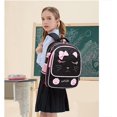 thumbnail image 5 of Mochila escolar YONGSHENG cara de gato negro para Niñas adolescentes, 5 of 5