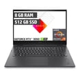 thumbnail image 1 of Laptop HP Omen Gaming 16-c0502la AMD Ryzen 7 8GB RAM GPU NVIDIA GeForce RTX 3050 512GB SSD, 1 of 4