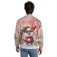 thumbnail image 5 of Happy Valentine’s Day Adorable Pomeranian Puppy Holding Heart Balloon All Over Print 3D Sweatshirt Unisex Merch Pom Dog Lover Gifts - 00030, 5 of 6
