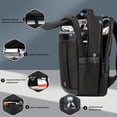 thumbnail image 7 of 15.6" Travel Laptop Backpack for Adult Carry On Backpack Flight Approved for Work Business College Laptop Bag,GB00595-Black, 7 of 7