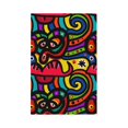 thumbnail image 1 of DouZhe 1-Gang Blank Wallplate, Cartoon Colourful Face Doodle Decorative Wall Plates, 1 of 7