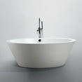 thumbnail image 4 of Bellaterra Home Udine 67 inch Freestanding Bathtub in Glossy White, 4 of 5