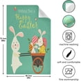 thumbnail image 5 of Bunnies Easter Eggs Kitchen Tea Towels Set of 6 Absorbent Hand Dish Towels, Spring Holiday Dishcloths Lint-Free 18x28 Inch Fast Drying for Cooking Baking Home Clean, 5 of 7