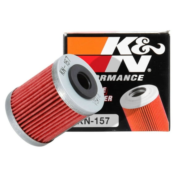 K&N Motorcycle Oil Filter: High Performance, Premium, Designed to be used with Synthetic or Conventional Oils: Fits Select KTM, Polaris Vehicles, KN-157