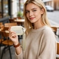 thumbnail image 5 of URSOFINE Small Nylon Wristlet Wallet for Women – Zip-Around Mini Coin Purse with Clear ID Window & Detachable Strap, Lightweight Card Holder for Travel, Gym & Everyday Use （Beige）, 5 of 6