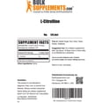 thumbnail image 6 of BulkSupplements L-Citrulline Powder - Amino Acid Supplement, Nitric Oxide Support - Unflavored, 3g per Serving, 1kg (2.2 lbs), 6 of 6
