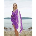 thumbnail image 2 of Purple Gold Beach Towels Oversized Super Absorbent, Abstract Flower Ombre Aesthetics Paint Lightweight Bath Towel Quick Dry Sets For Bathroom/Pool/Rv Camping/Beach Play/Gym Room/Picnic 31"x62", 2 of 8