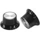 thumbnail image 2 of Botones de Guitarra 4 VolúMenes Y 4 Tonos Plateados Top Hat Bell, 2 of 8