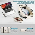 thumbnail image 6 of HOTEEL 3 Piece Carry on Luggage Set,Expandable ABS+PC Lightweight Hard Shell Suitcases with Spinner Wheels&TSA Lock,Portable Travel Bag and Toiletry Bag,Beige, 6 of 13