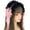 Pink, variant on Gothic Style Hair Ornament With Delicate Lace Embroidery And Edgy Crosses Pendant Gothic Lace Hair Band For Costume Wear