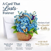 3D Pop-Up Flower Bouquet Card - Perfect for Mothers Day, Birthdays, and Special Occasions | Includes Envelope & Note