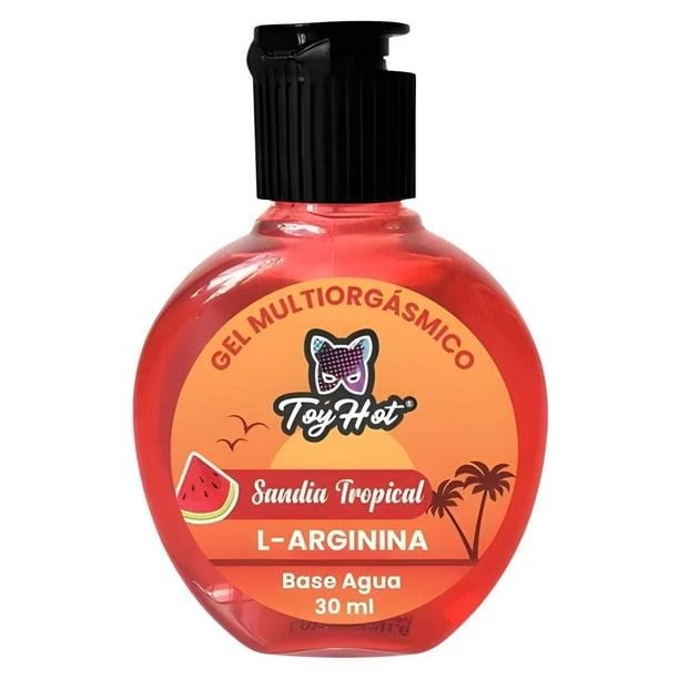 Lubricante Íntimo Sandia Tropical con L-Arginina ToyHot 30ml multicolor