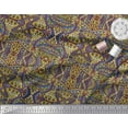 thumbnail image 3 of Soimoi Cotton Duck Fabric Moroccan Mosaic Print Fabric by the Yard 56 Inch Wide, 3 of 3