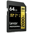 thumbnail image 4 of Lexar Professional 2000x SDHC/SDXC UHS-II Card (64 GB), LSD2000064G-BNNNU, 4 of 9
