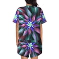 thumbnail image 6 of Sigee Colored Abstract for Sleepwear Casual Pjs with Pockets Women's Pajamas Sets Shorts 2 Piece Short Sleeve Lounge Sets Small, 6 of 9