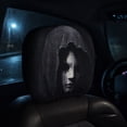 thumbnail image 6 of Aurorax Fall Halloween Car Decor 2 Pack,Scary Headrest Covers for Cars,Elastic Scary Face Universal Automotive Seat Cover Accessories for Truck,Vehicle,SUV Interior Decoration, 6 of 6