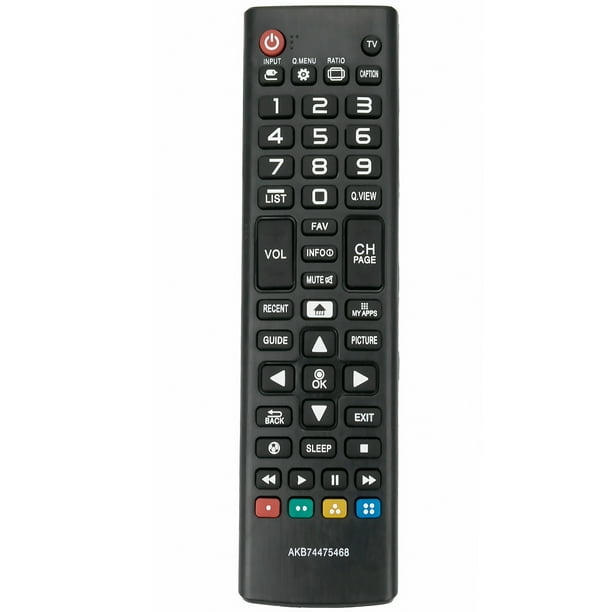 New Akb Replaced Remote Control Fit For Lg Tv Akb 43lf6350 60lf6350 49lf6350 55lf6350 49lf590t 55lf595t Walmart Com Walmart Com