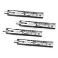 thumbnail image 2 of 4 Pack (2 Pairs) Door Flush Bolt Latch Slide Latch Concealed Bolt Security Lever Action, Stainless Steel Sliding Bolt - (15cm Length), 2 of 4