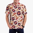 thumbnail image 1 of Balery rock music Skull record Camisa Polo de Hombre con Estampado, de Manga Corta y Tejido Medio, Camisa Tipo Golf Polo-X-Large, 1 of 6