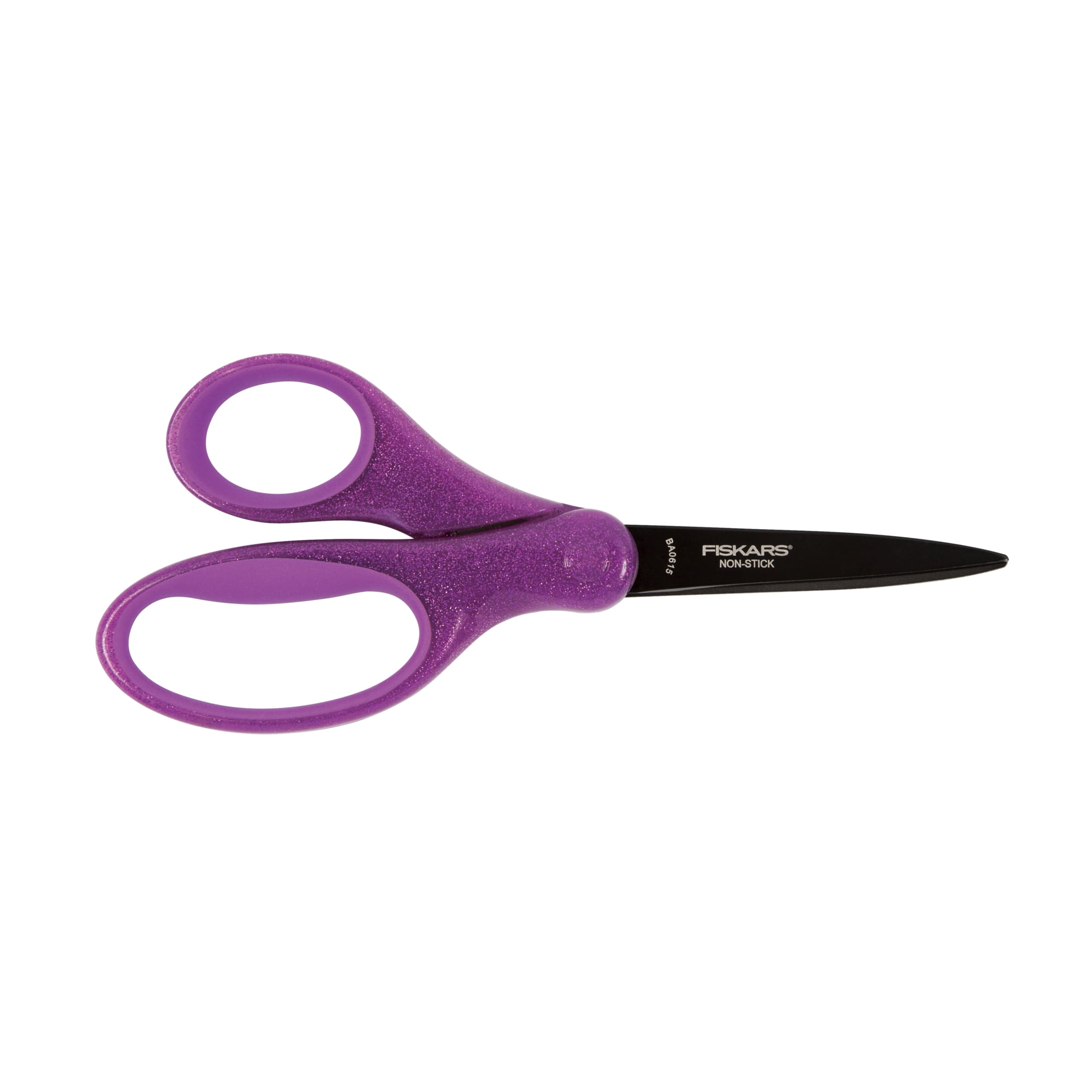 Fiskars 7 SoftGrip Left-Handed Student Glitter Scissors for Kids 12+ -  Left-Handed Scissors for School or Crafting - Back to School Supplies - Blue